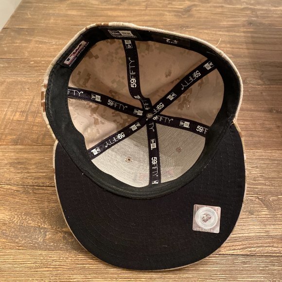 Texas Rangers Baseball New Era 59Fifty Digital Camo Fitted Cap Hat Men's 7 1/8 - Picture 2 of 3